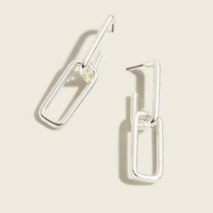 J.crew Double link drop earrings